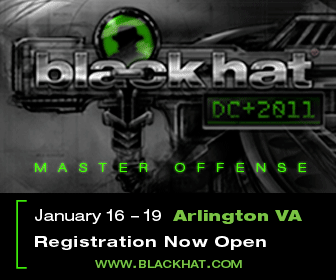 Black Hat DC 2011 January 16-19 Arlington VA www.blackhat.com