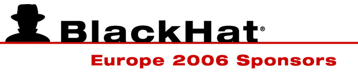 Black Hat Europe 2006 Sponsors
