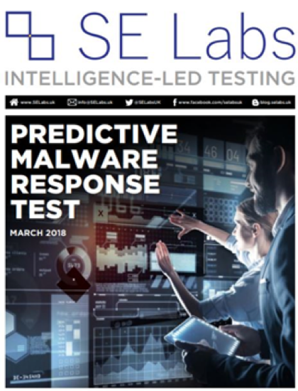 Cover image of SE Labs Intelligence-led Testing - Predictive Malware Response Test, March 2018